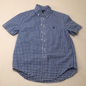 Ralph Lauren boys cotton checkered dress shirt